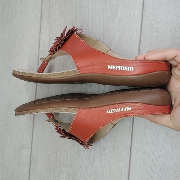 Mephisto Womens Air Relax Comfort Sandals Flip Flop shoes sz 37 US 7 - Picture 6 of 10